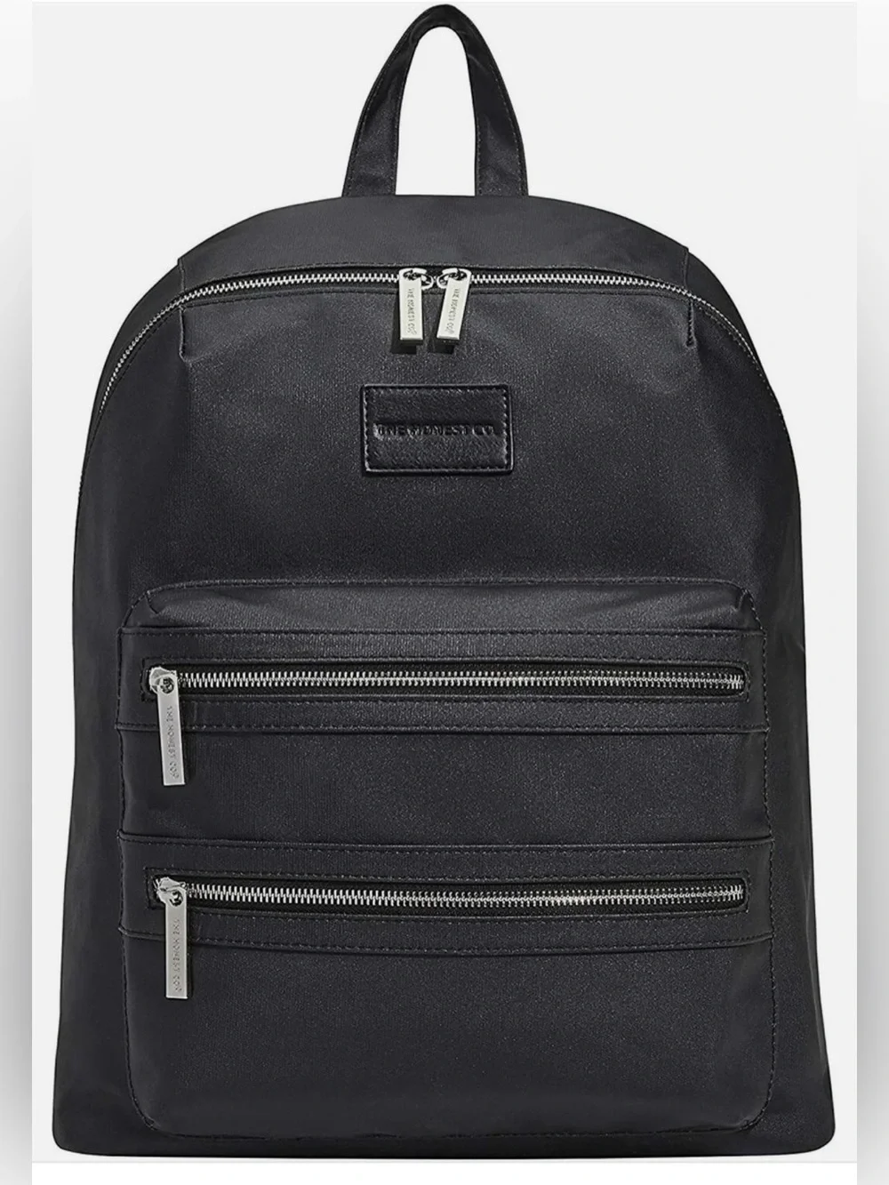 Black diaper backpack by The Honest Company